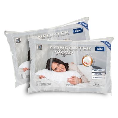 Kit 2 Travesseiros Confortek Basic Copel Colchoes